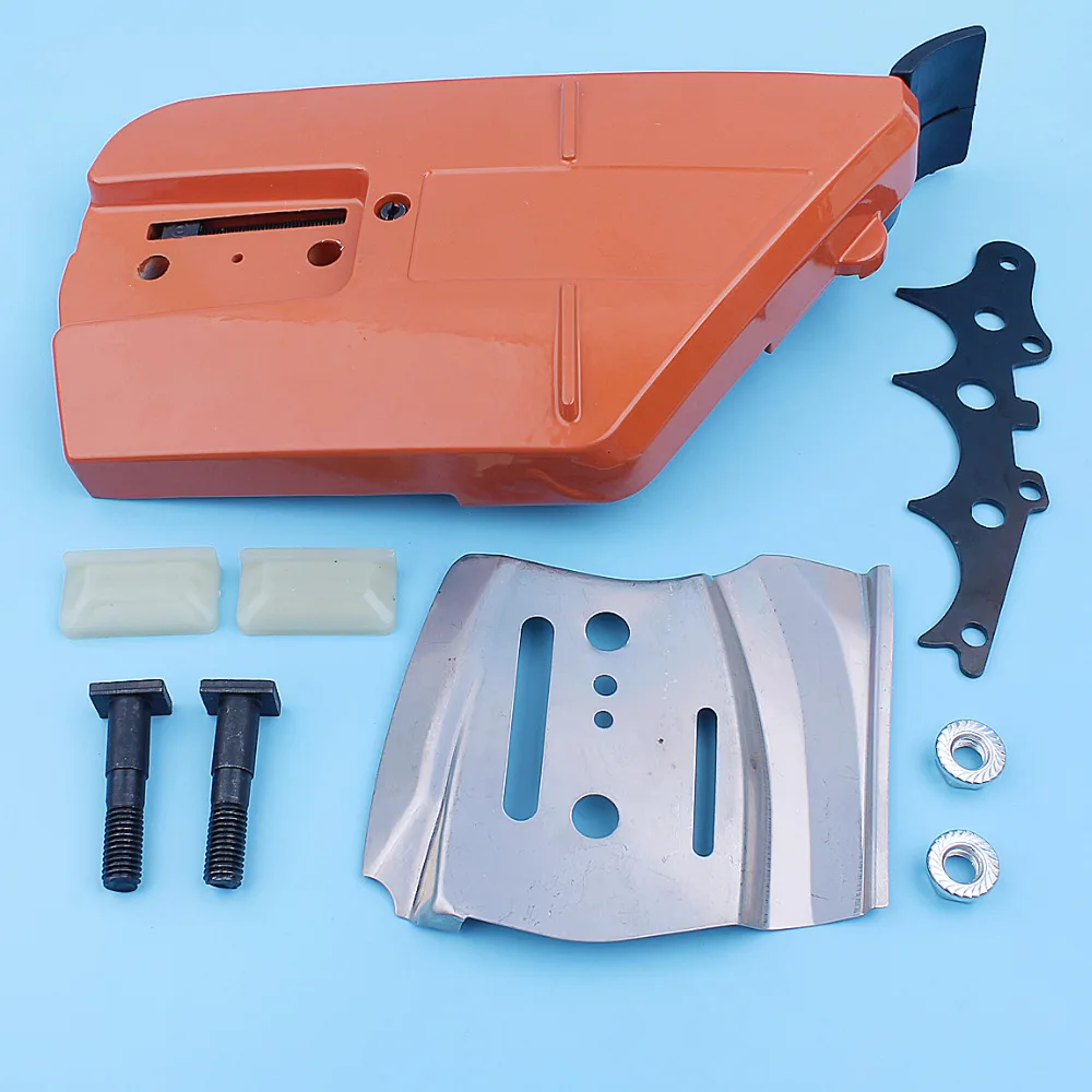 Chain Brake Sprocket Side Cover Kit For Husqvarna 385 390 385XP 390XP Chainsaw Bar Plate Felling Dog Nut Bolt Stripe Spare Part |