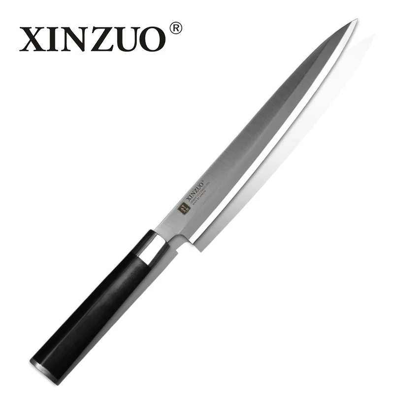 Xinzuo 9.5 дюймов сашими нож с ножнами Германии стали Кливер кухонные ножи