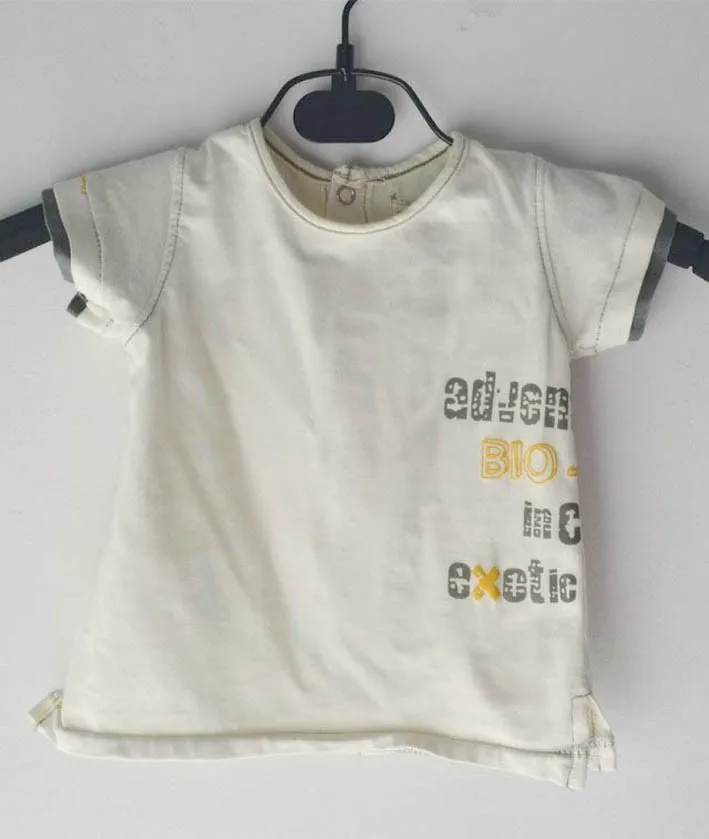 Летняя футболка для малышей Высококачественная футболка для мальчиков из хлопка одежда для малышей повседневные топы с короткими рукавами для маленьких мальчиков от 0 до 9 месяцев