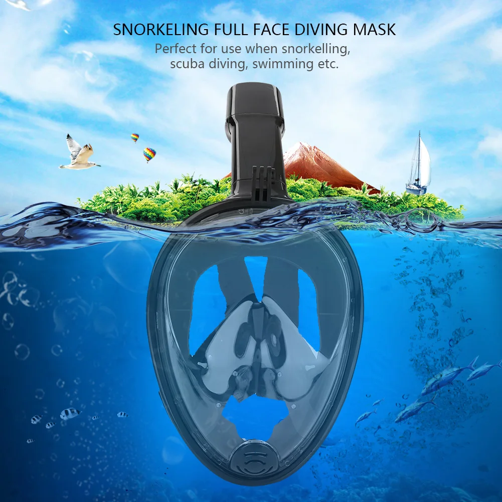 

Diving Mask Full Face Snorkeling Mask Underwater Anti Fog Snorkeling Diving Mask For Swimming Spearfishing Dive Men Women