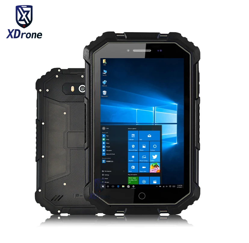 

2018 China X16 Rugged Windows 10 Home Tablet PC Waterproof Car Computer Intel Z8350 7" HD 1200x1920 2GB RAM 4G LTE GPS 8000MAH