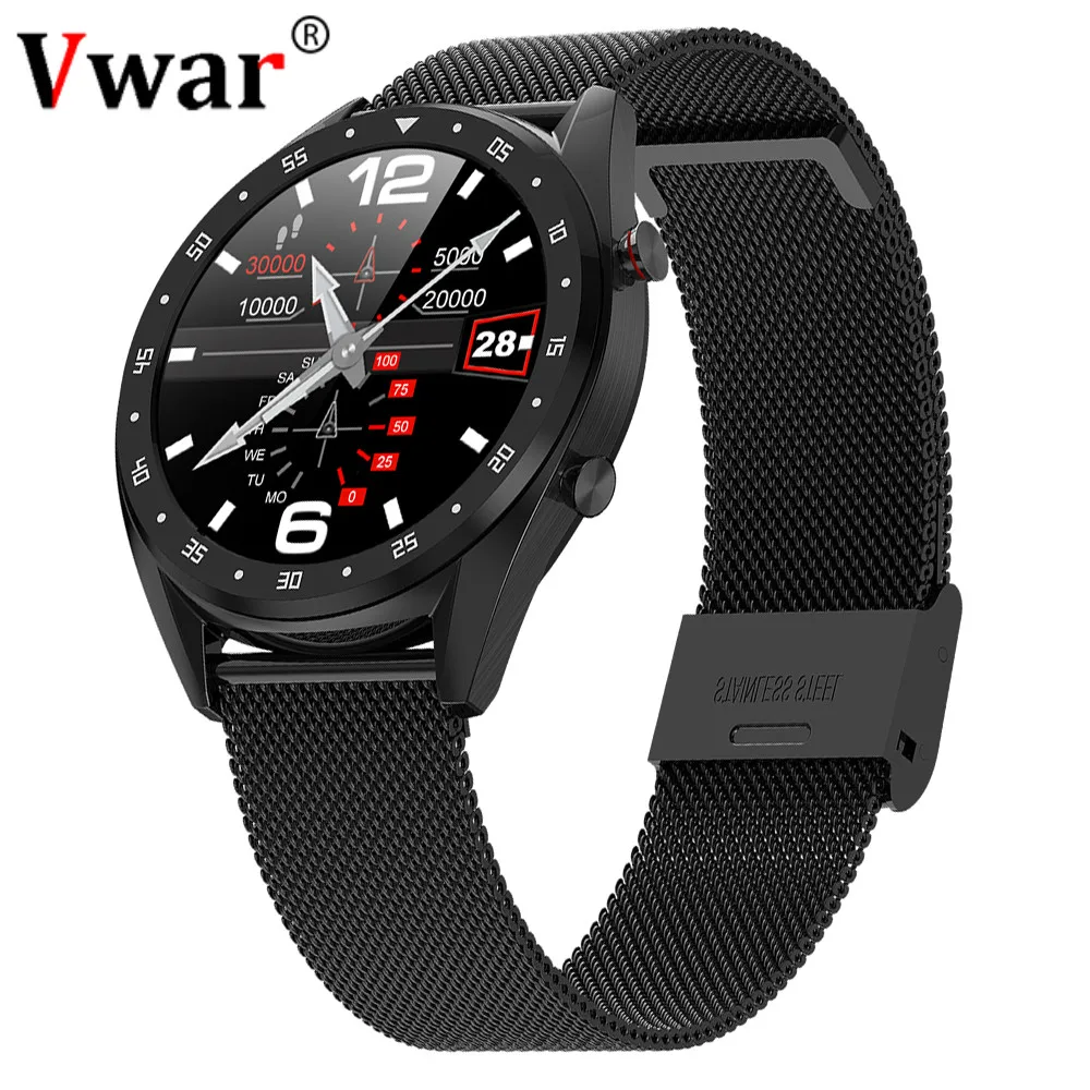 

Vwar L7 BTcall SmartWatch Sports ECG+PPG HRV Report Smart Watch Heart Rate Blood Pressure IP68 Waterproof Smart Clock PK N58