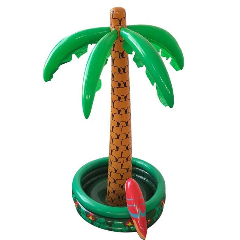 Гавайи серии 180 см большие надувные кокосовой пальмы кулер Ice Bucket для Sandbeach Water Fun вечерние бассейн игрушки