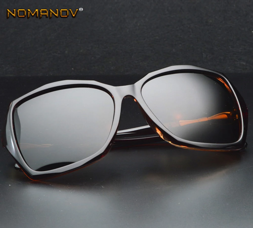 

Limited Fashion Vintage Brown Oversized Butterfly Women Polarized Sunglasses Delicate Temple Shop Party Various Occasions
