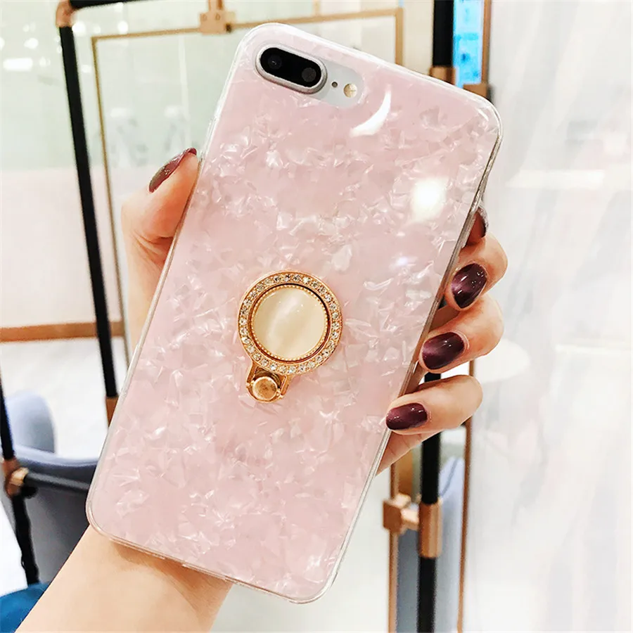 Блестящий чехол для iPhone 12 11 Pro MAX XR XS Max 8 7 Plus розовый белый блестящий силиконовый