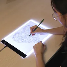 Original Aveiro Digital Tablets A4 LED Graphic Artist Thin Art Stencil Drawing Board Light Box Tracing Table Pad Three-level a4 paper led copy pad desk artist artcraft digital table plate art drawing tracing stencil board kids writing painting light box