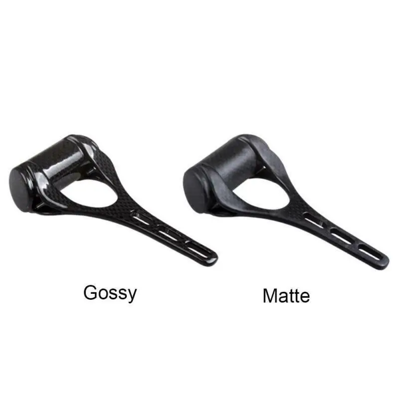 Full Carbon Fiber Bicycle MTB Road Bike Handlebar Cycle Computers GPS Extension Mount 3K MatteGloss (5)