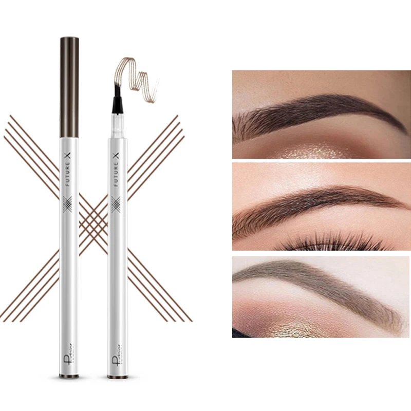 

Waterproof Eyebrow Pencil Long Lasting 3 Colors Liquid Soft And Smooth Anti Smudge Liquid Knive Microblading Eyebrow Pen Make Up