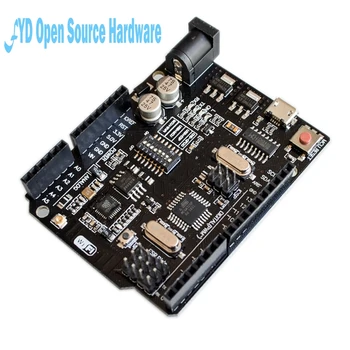 

1pcs WiFi R3 ATmega328P+ESP8266 (32Mb memory), USB-TTL CH340G