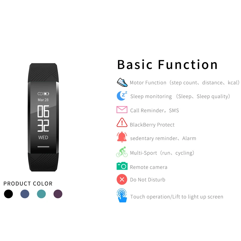 Bluetooth умные часы с сенсорным экраном Браслет Смарт браслет фитнес для huawei xiaomi apple