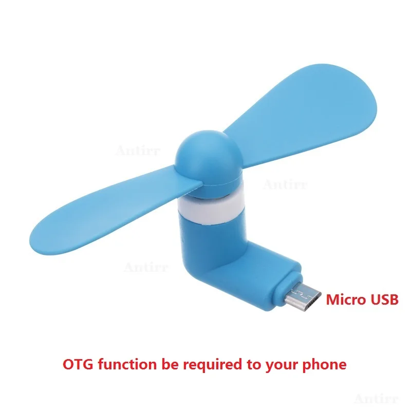 Мини USB вентилятор 2 в 1 Micro usb type C 8-контактный разъем гибкий охлаждающий ручной вентилятор портативный летний крутой ноутбук смартфон кулер