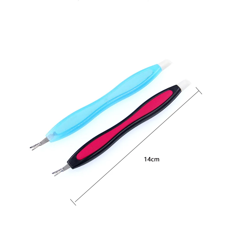 

2Pcs Nail Cuticle Cutter Grooming Tool Double-Head Stainless Steel Finger Nail Dead Skin Cuticle Scissor With Rubber Manicure
