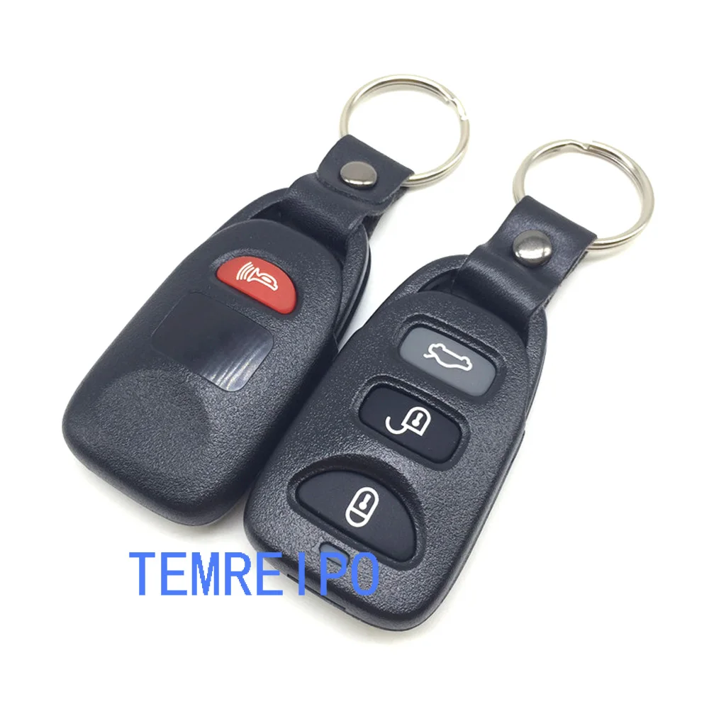 10pcs/lot 3+1 Buttons Remote Key Case Shell For Hyundai Elantra Sonata Santa Fe | Автомобили и мотоциклы