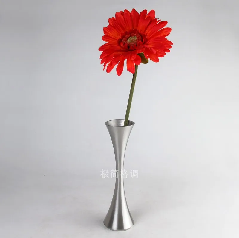 Inless鋼花瓶フラワーアレンジメントの現代ファッション人格結婚式の花瓶の装飾品ダイニングテーブル単一の小さな花瓶 Vases Small Vases Bulkvases Orange Aliexpress