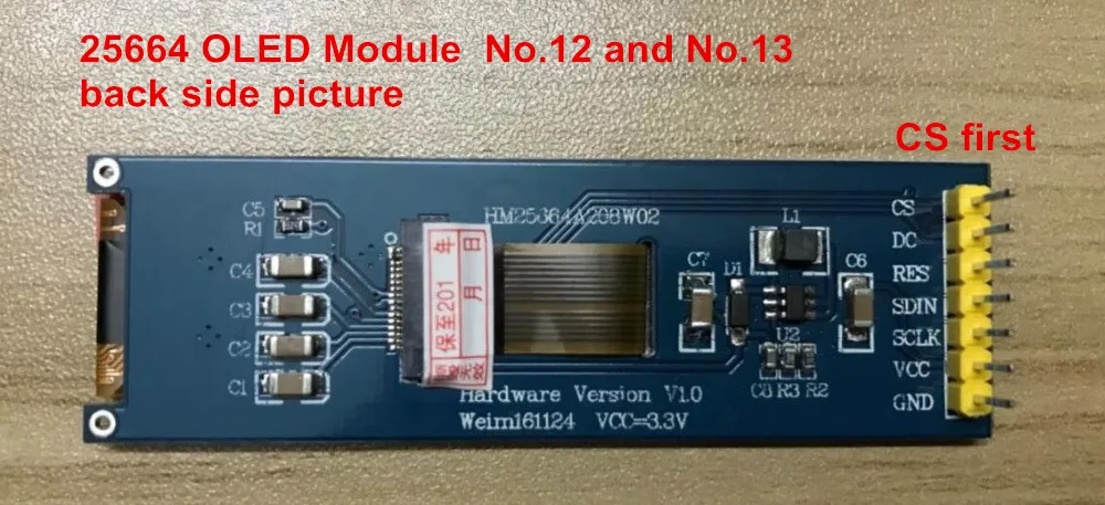 2,0" межсоединений интегральных схем I2C OLED дисплей модуль SPI экран 256*64 25664 горошек 31pin белого и синего цветов на выбор, SH1122 Водительская подушка безопасности припоя pin-код