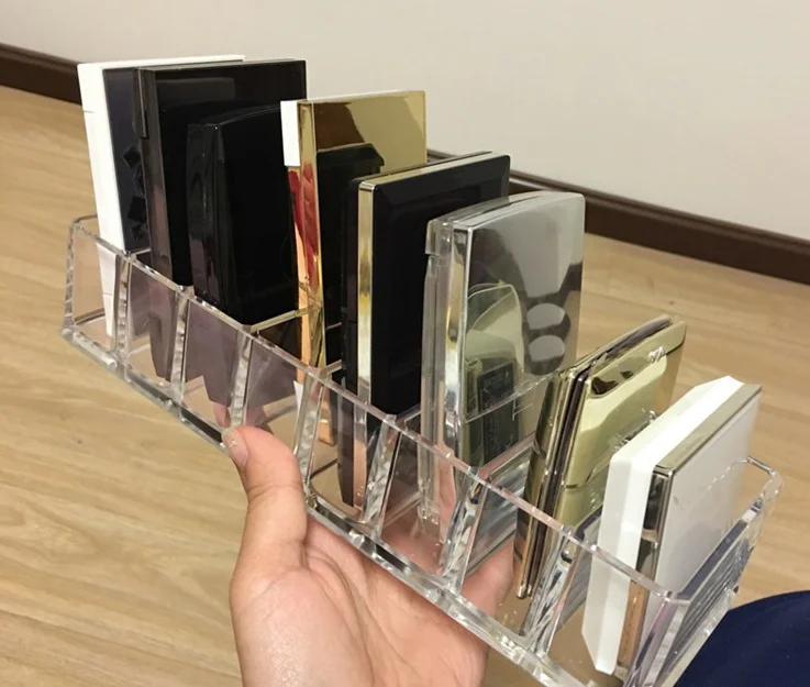 

Heart Shape Clear Acrylic DIY Desktop Plastic Acrylic Tiered Acrylic Lipstick Makeup Organiser Makeup Organiser Lipstick Case