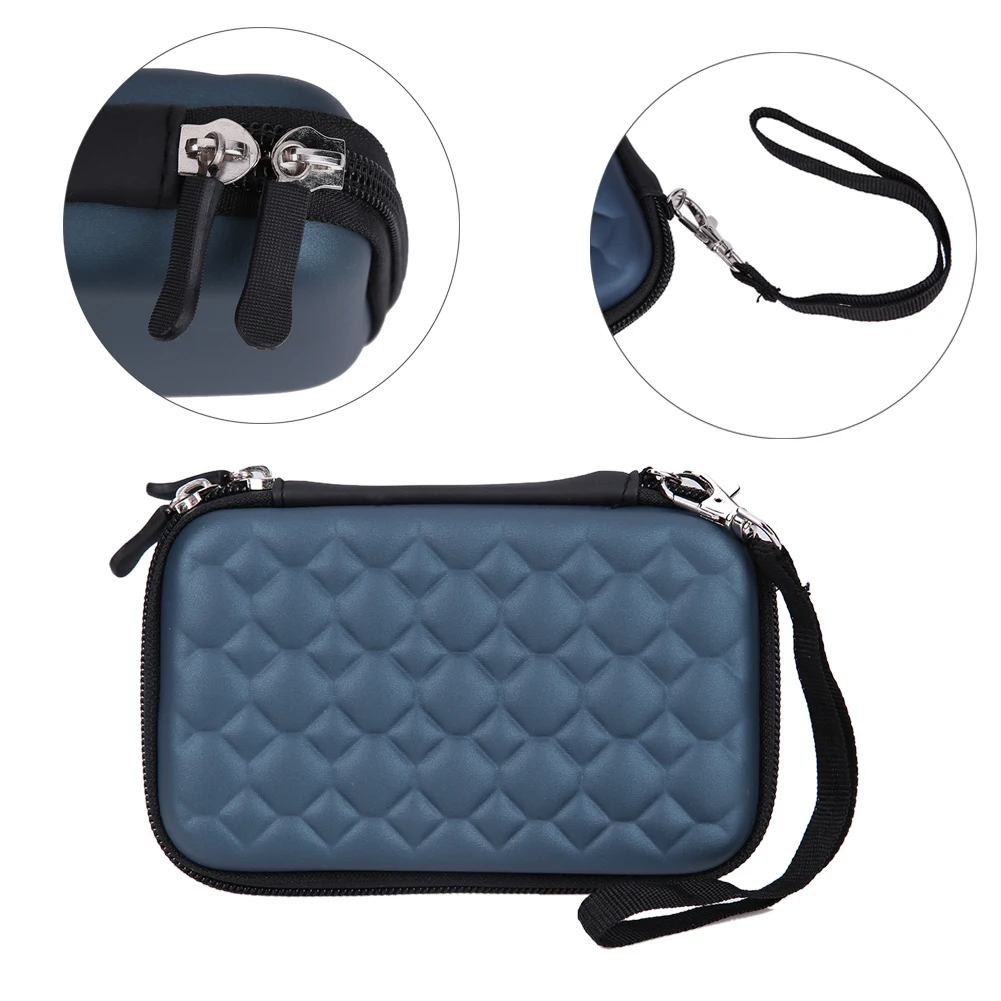 Hard Nylon Carry Bag Compartments Case Cover For 2.5\