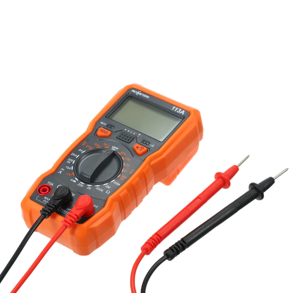 Цифровой мультиметр RICHMETERS RM113A NCV 2000 отсчетов измеритель напряжения