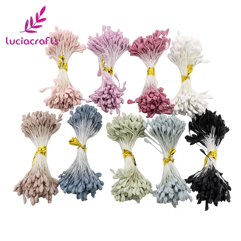 Lucia crafts 900 шт./лот 3 мм Случайные Смешанные 9 видов цветов матовые Двойные головки