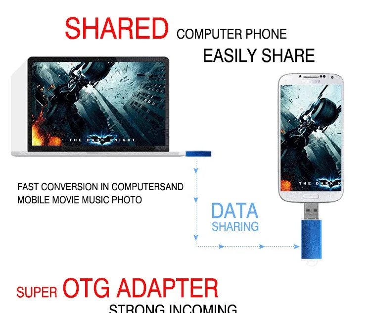 Suntrsi Micro OTG флешки для смартфонов/Планшеты/pc высокое Скорость USB2.0 флэш-накопитель 16 ГБ 32 ГБ 64 ГБ металла usb memory stick