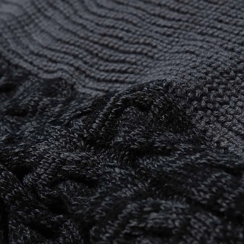 PADEGAO/Новинка осени Для мужчин свитер модные свитер Для мужчин круглый вырез горловины Цвет соответствующие пуловер Нерегулярные Для