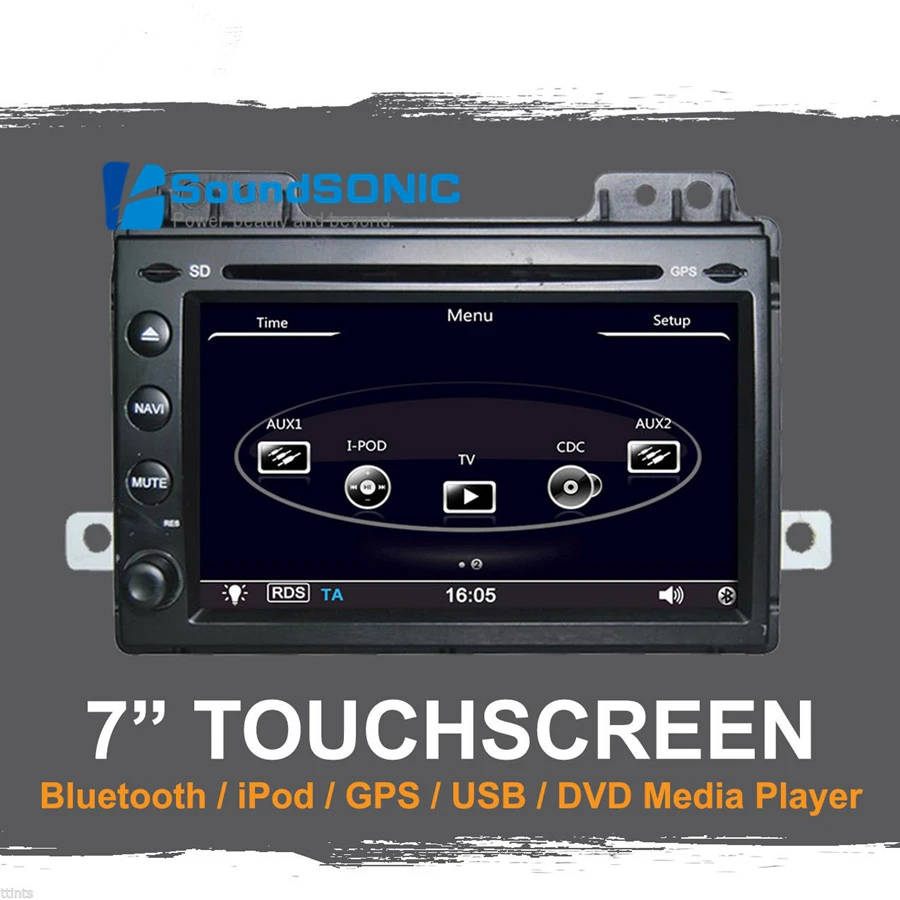 Top Freelander DVD GPS For Land Rover Freelander Car DVD GPS Navigation Audio Video Player Bluetooth USB Ipod Steering wheel control 1