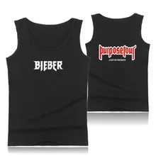 New Arrival Justin Bierber Purpose Tour Plus Size Muscle Tank Tops for Men Summer Vests and Fear of God Sleeveless Shirts