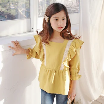 

Brand Baby Shirts 2020 Spring Fresh Girls Princess Clothes Toddler Cotton Tops Mother and Daughter T-shirt Girls Tee Shirt,#3897