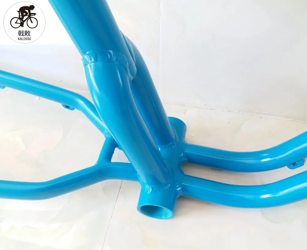 Discount Kalosse aluminum alloy  120mm BB size Electric  bike  frame  26*17inch fat bicycle frame ,26*4.8 beach bike frame 29