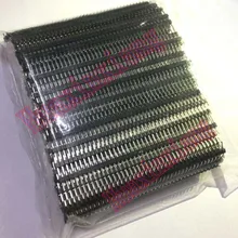 200 шт./лот 40Pin 40P Прямой одиночный ряд иглы штыревой разъем "мама"/"папа" 2,54 мм 1* стандартный контейнер 40gp