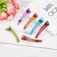 Maquiagem 12 шт многоцветная пластиковая утка зубы заколки для волос Парикмахерские шпильки без заколки для волос pince cheveux#62725