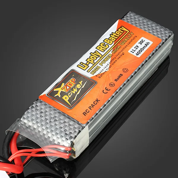 

ZOP Power 11.1V 4000MAH 30C Lipo Battery XT60 Plug
