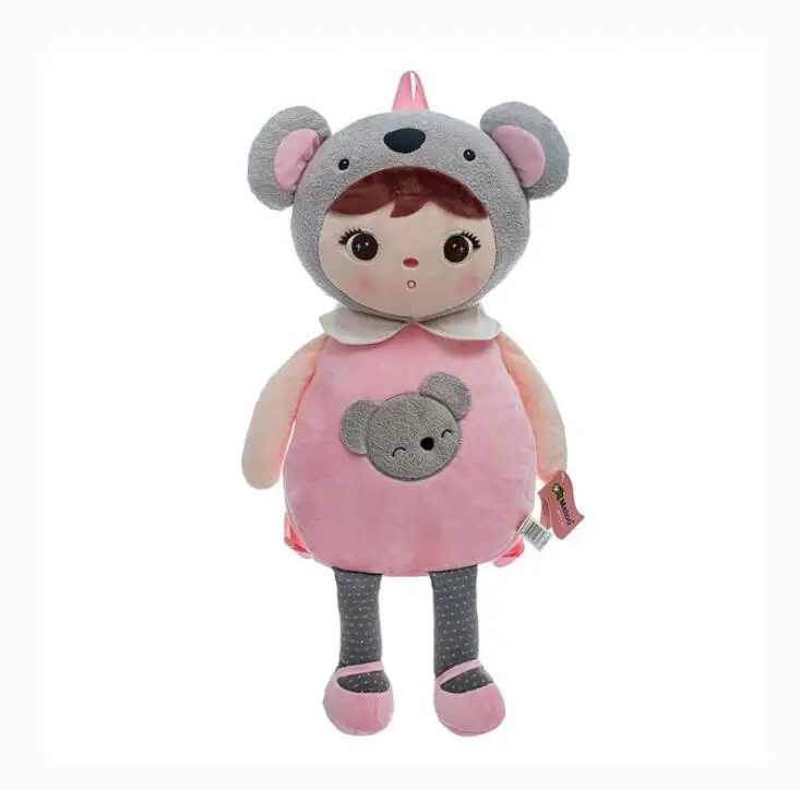  49cm METOO Cute Cartoon Bags Kids Doll Plush Backpack Toy Genuine Angela Girl Children Shoulder Bag - 32984603960