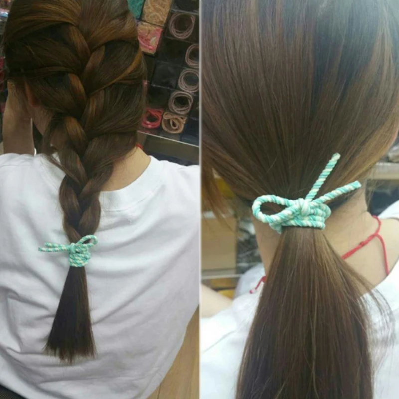 Korean 1PC Hot Sale 6 Colors Women Girls Elastic Hair Bands Elastic Mix Color Hair Ring Hair Rope For Female Headwear Best Gift Korean 1PC Hot Sale 6 Colors Women Girls Elastic Hair Bands Elastic Mix Color Hair Ring Hair Rope For Female Headwear Best Gift