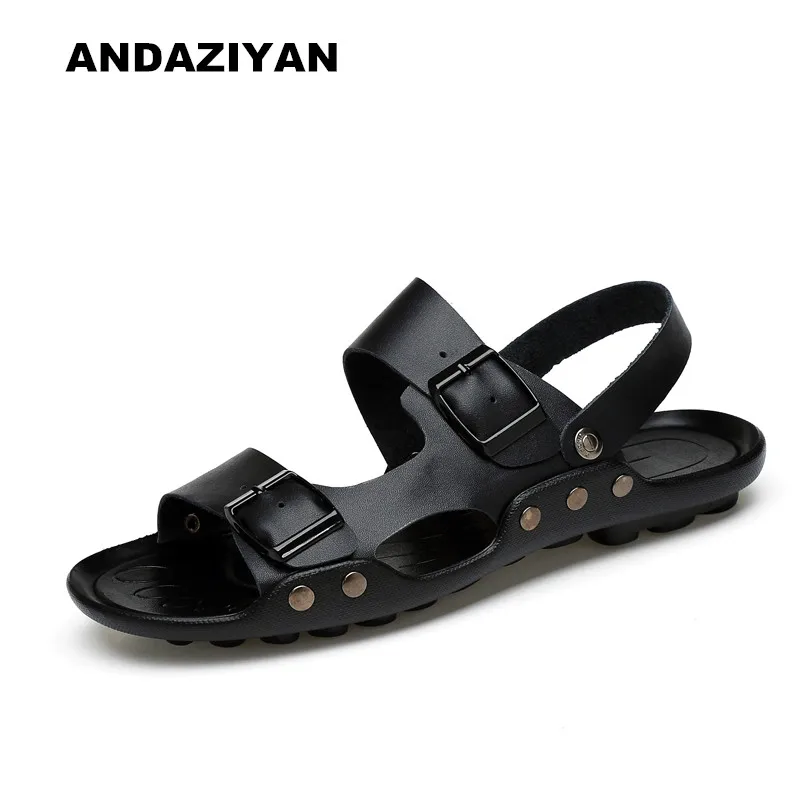 

ANDAZIYAN Summer Sandals Open Toe Casual Men's Sandals Breathable Shoes