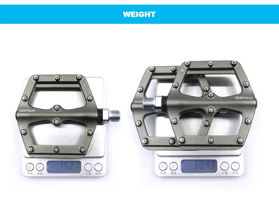 ZERAY ZP-D262 Плоские Педали для горного велосипеда, сверхлегкие педали из алюминиевого сплава, велосипедные педали для горного велосипеда, велосипедные педали, BMX запчасти