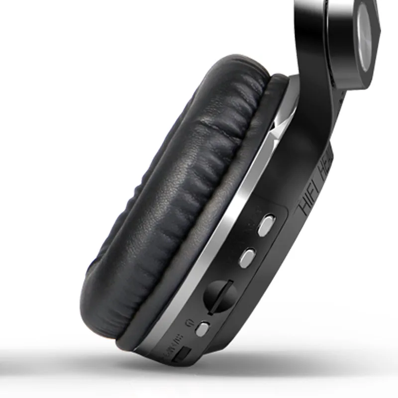 Original Bluedio T2+ Bluetooth headphones foldable wireless headsets with microphone for phones support FM radio & SD card