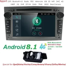 Hizpo Car Multimedia player GPS Android 8.1 2Din Per Vauxhall/Opel/Antara/VECTRA/ZAFIRA/Astra H G J Canbus Lettore DVD Radio DAB +