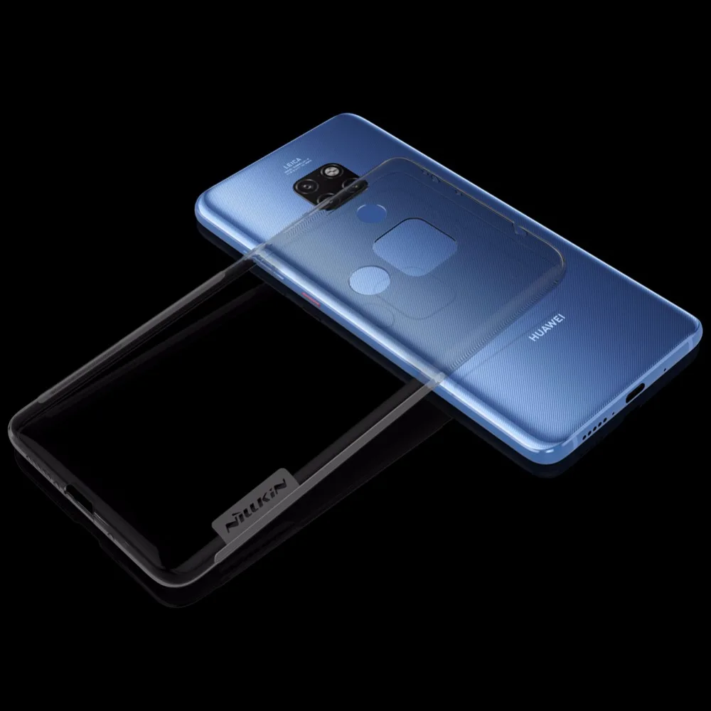 Чехол для huawei mate 20/mate 20 pro NILLKIN Nature TPU прозрачный мягкий чехол задняя крышка с розничной доставкой посылка