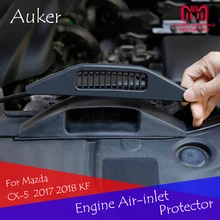 Per Mazda CX-5 CX5 2017 2018 KF Presa D’aria Del Motore di Sfiato di Protezione Della Copertura Autoadesivo di Protezione Car Styling