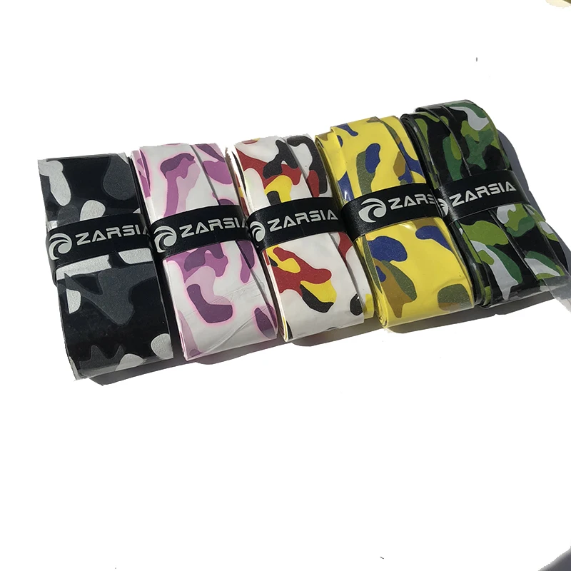 10 قطعة ZARSIA جديد لزجة يشعر تنس overgrips مختلف الطباعة الملونة مضرب بدمنتون عبق overgrips