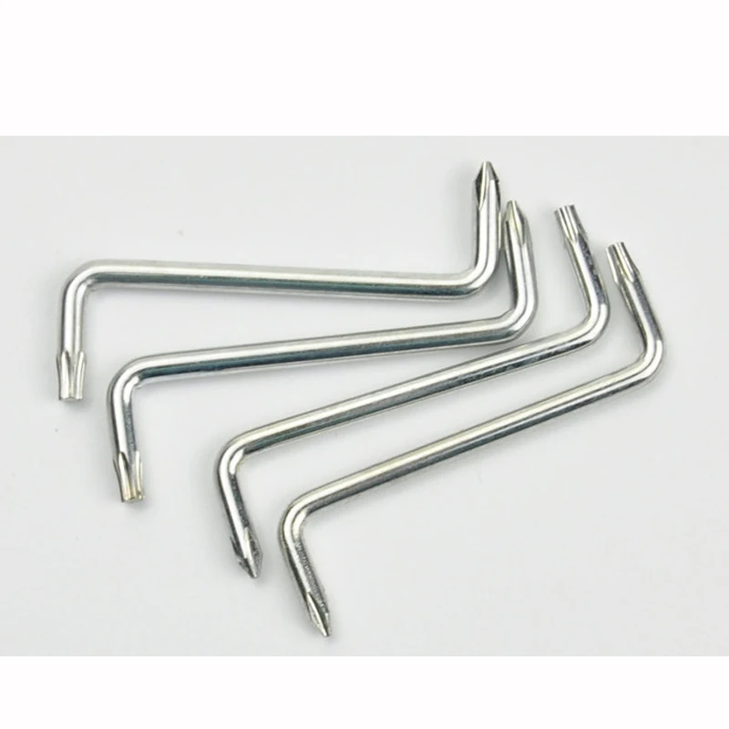 5pcs Car Cross Wrench Fender Orifice Plate Screw Driver Plum Mini Z