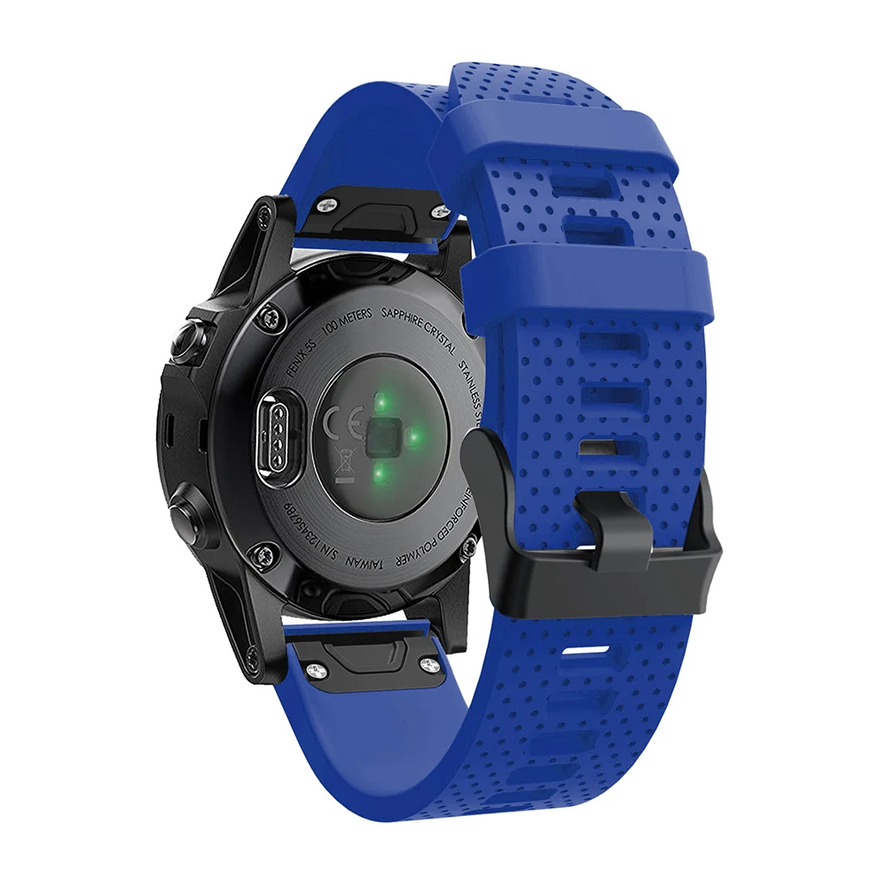 Quick Release силиконовые Easy fit запястье ремешок 26 22 20 мм для Garmin Fenix 5X5 5S плюс 3 3 HR Forerunner 935 часы