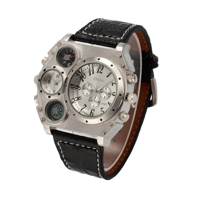 Для мужчин s часы OULM часы для мужчин Военная Униформа кварцевые наручные часы лучший бренд класса люкс Известный ТЕГ для