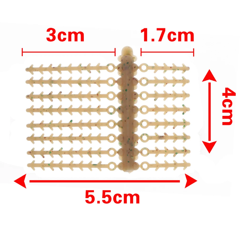 5 pieces Sheet Carp Fishing Hair Rig Extender Boilie Bait Stops Boilie Stopper Carp Fishing Bait Rig Carp Terminal Tackle 