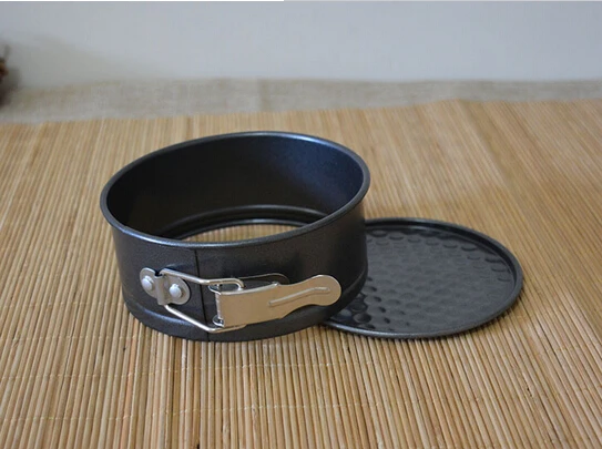 

1PC 5 inch Non Stick carbon steel Round Circle shape Cake Mold Removable Bottom Cookie Cake Baking Tool DIY JC 0515