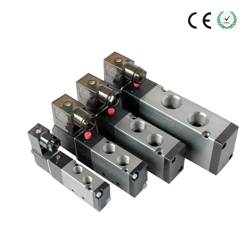 

10pcs/lot 3 Way 1/4" BSP 1/4 Inch Airtac Pneumatic Solenoid Valve 3V210-08 12v 24v 110v 220v DC AC