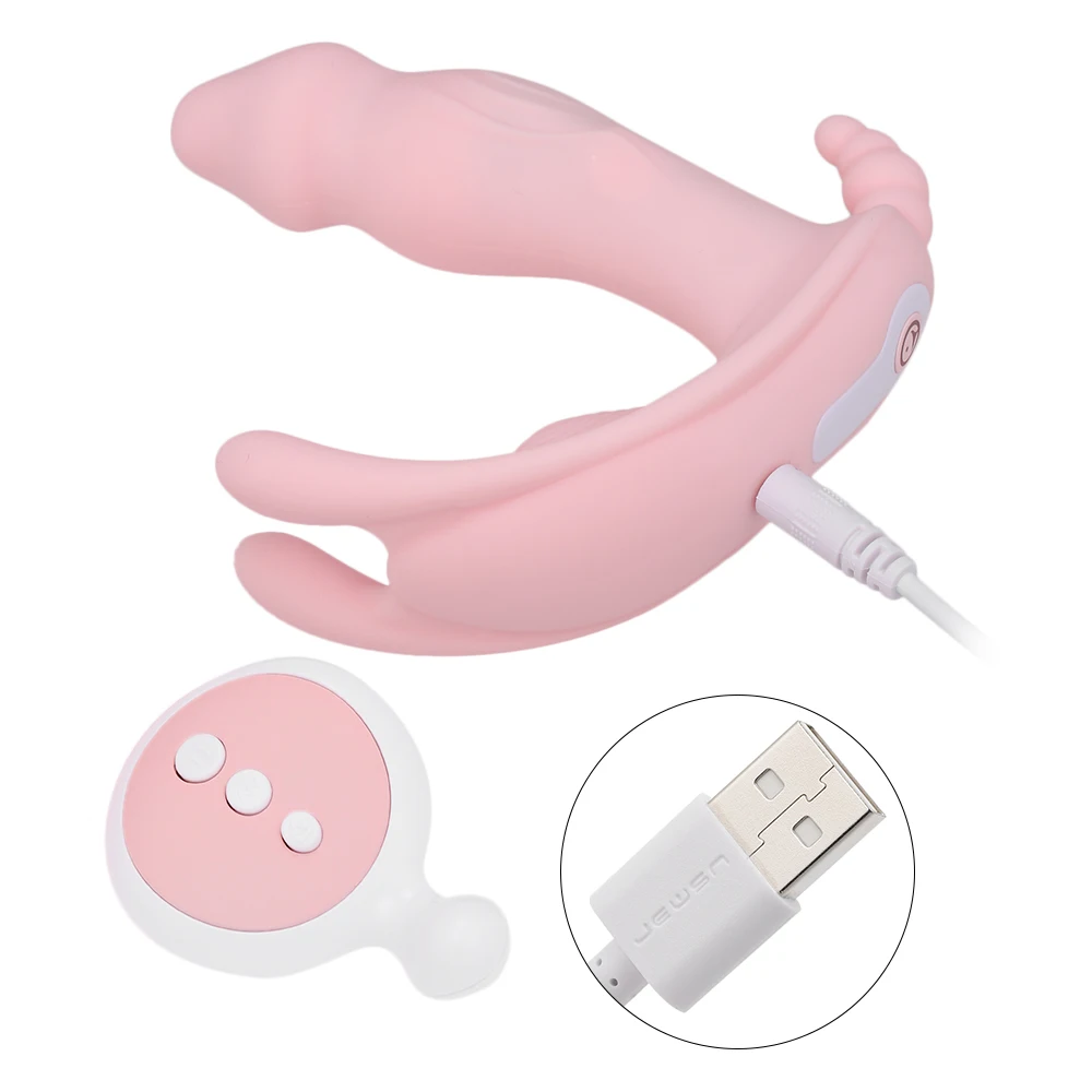 Носимый фаллоимитатор вибраторы для женщин G Spot Стимулятор клитора беспроводной