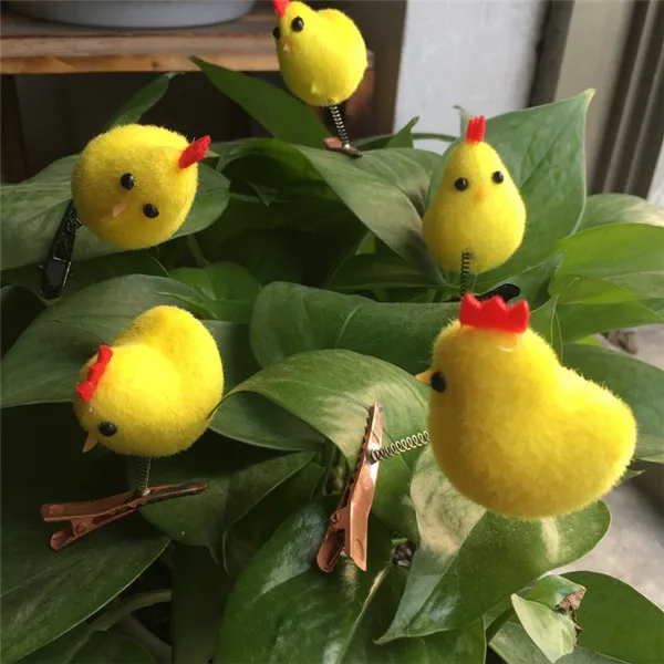 Little Yellow Chicken Hair Clip Fun Make up Decoration - 15