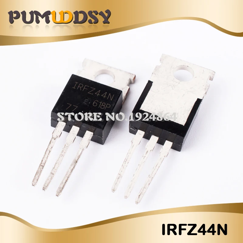 10Pcslot Irfz44N Irfz44 Triode Mosfet 49A 55V Transistor To 220 New Ic huismerk kopen in de aanbieding